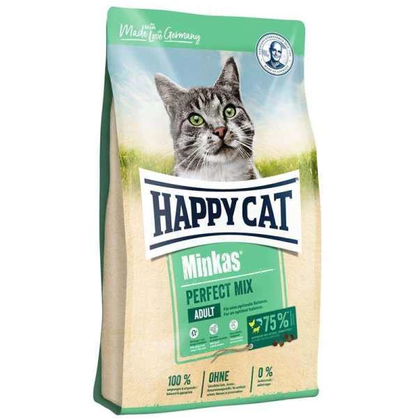 غذای خشک گربه هپی کت مدل مینکاس پرفکت میکس Happy Cat Minkas Perfect Mix