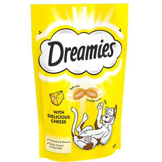 تشویقی گربه دریمیز با طعم پنیر Dreamies Cheese