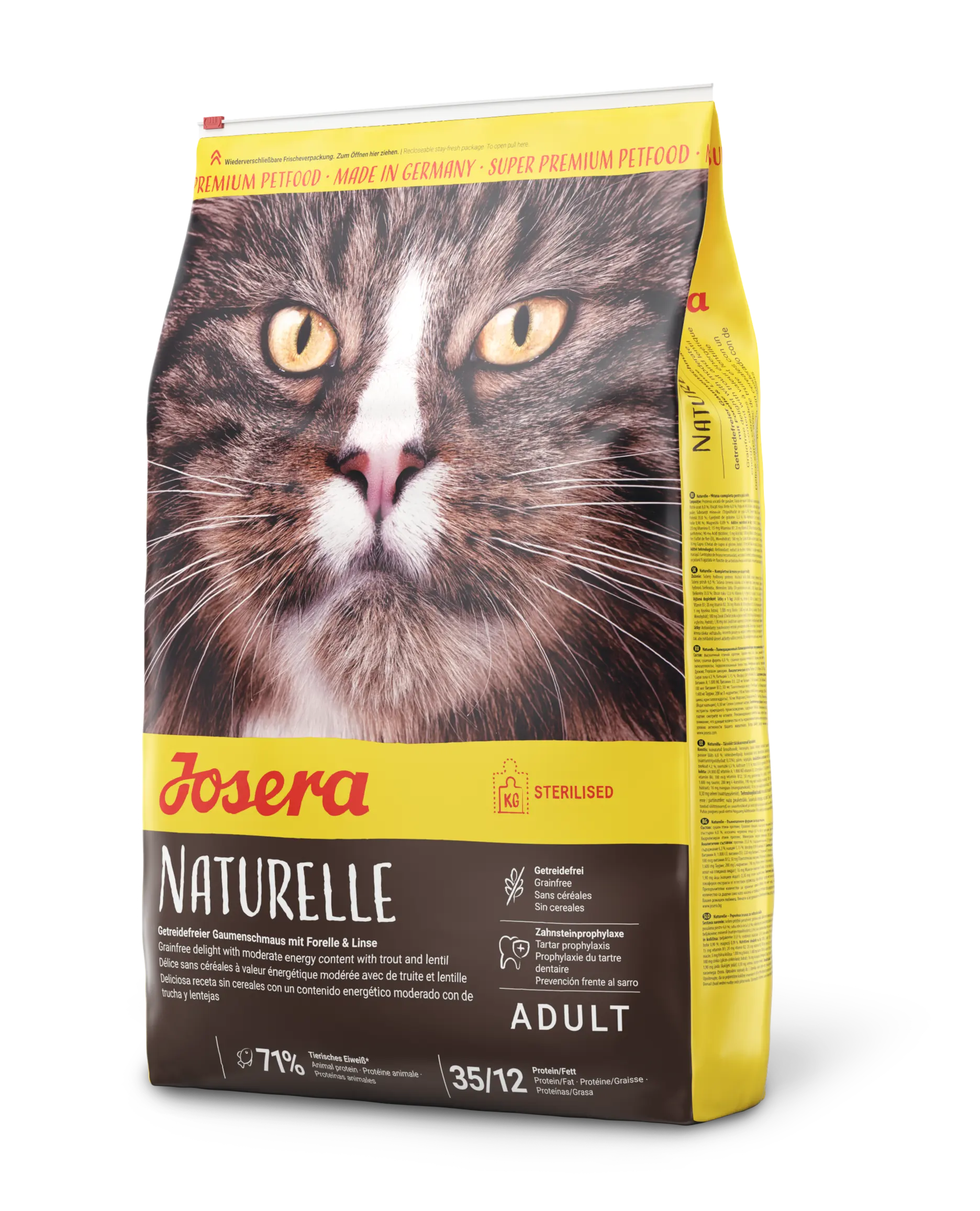 غذای خشک گربه جوسرا مول نیچرلی عقیم شده Josera Naturelle Sterilised