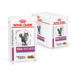 پوچ گربه رویال کنین مدل رنال چیکن مرغ Royal Canin Pouch Renal Chicken