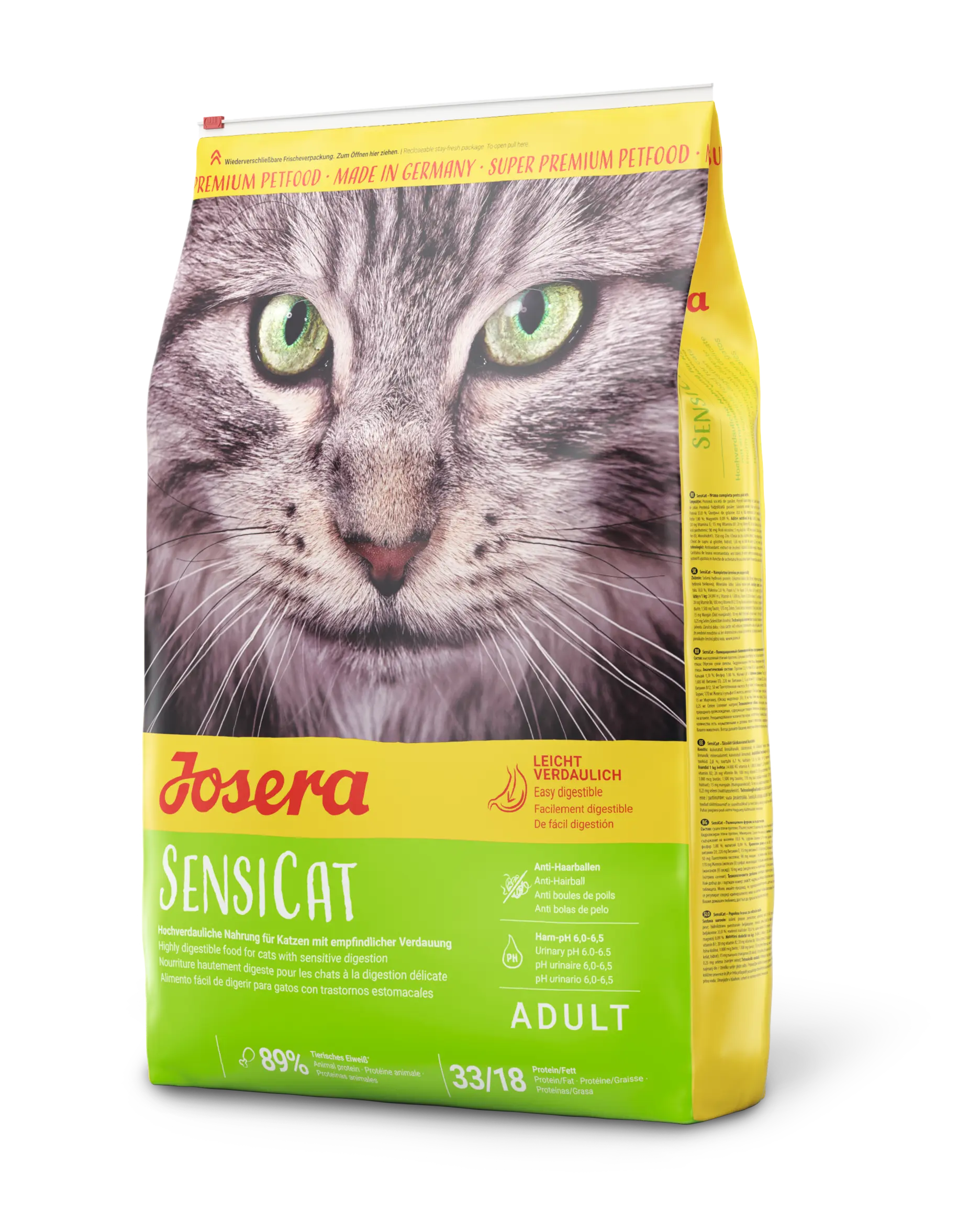 غذای خشک گربه جوسرا مدل سنسی کت Josera Sensi cat
