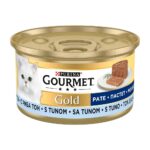 کنسرو گربه گورمت گلد مدل ماهی تن Gourmet Gold Tuna